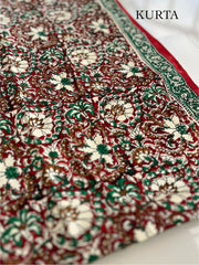 Modal Kalamkaari Suit With Dupatta