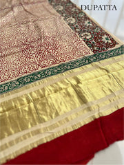 Modal Kalamkaari Suit With Dupatta