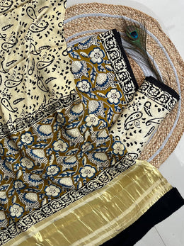 Modal Kalamkaari Suit With Dupatta