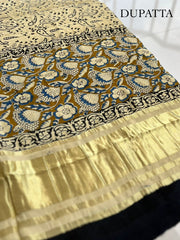 Modal Kalamkaari Suit With Dupatta