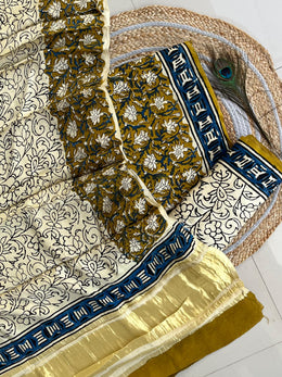 Modal Kalamkaari Suit With Dupatta