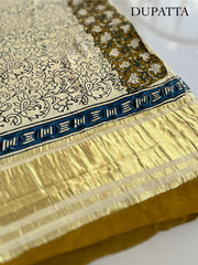 Modal Kalamkaari Suit With Dupatta