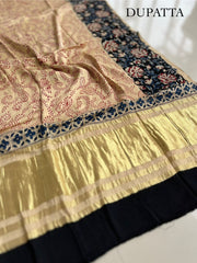 Modal Kalamkaari Suit With Dupatta