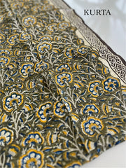 Modal Kalamkaari Suit With Dupatta