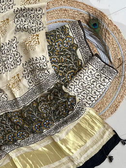 Modal Kalamkaari Suit With Dupatta
