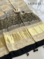 Modal Kalamkaari Suit With Dupatta