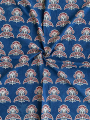 Ajrakh Patch Work Suit with Dupatta