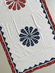 Ajrakh Patch Work Suit with Dupatta