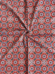 Ajrakh Patch Work Suit with Dupatta
