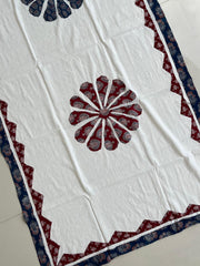 Ajrakh Patch Work Suit with Dupatta