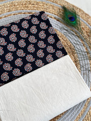 Ajrakh Patch Work Suit with Dupatta