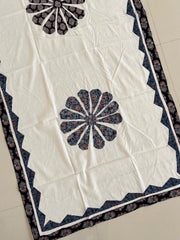 Ajrakh Patch Work Suit with Dupatta