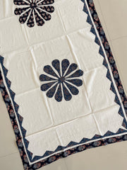 Ajrakh Patch Work Suit with Dupatta