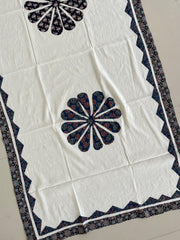 Ajrakh Patch Work Suit with Dupatta