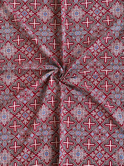 Ajrakh Patch Work Suit with Dupatta