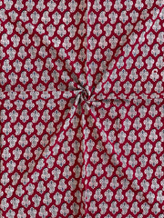 Ajrakh Patch Work Suit with Dupatta