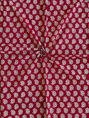 Ajrakh Patch Work Suit with Dupatta