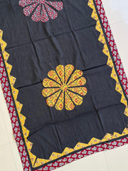 Ajrakh Patch Work Suit with Dupatta