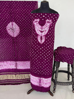 Modal Bandhani Suit With Dupatta
