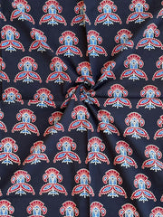 Ajrakh Patch Work Suit with Dupatta