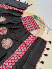 Modal Patch Work Top with Dupatta