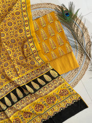 Ajrakh Salwar Suit