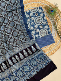 Ajrakh Salwar Suit