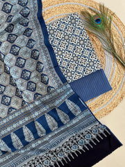 Ajrakh Salwar Suit