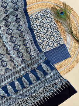 Ajrakh Salwar Suit