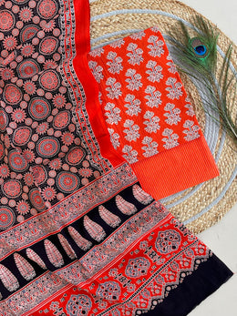 Ajrakh Salwar Suit
