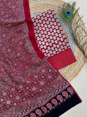 Ajrakh Salwar Suit