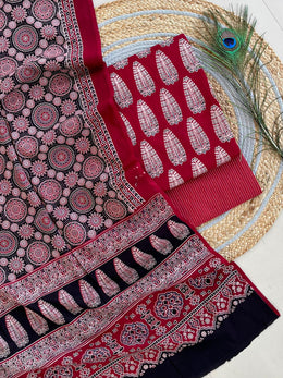 Ajrakh Salwar Suit