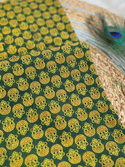 Ajrakh Applique Suit with Dupatta