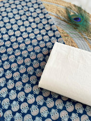 Ajrakh Applique Suit with Dupatta