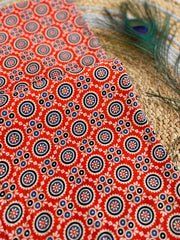 Ajrakh Applique Suit with Dupatta