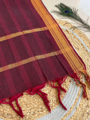 Handloom Mangalgiri Suit with Dupatta