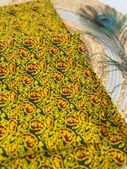 Ajrakh Salwar Suit With Khadi Dupatta