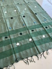 Ajrakh Salwar Suit With Khadi Dupatta