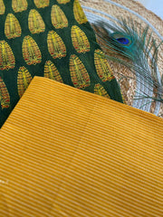 Ajrakh Salwar Suit With Khadi Dupatta