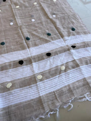 Ajrakh Salwar Suit With Khadi Dupatta