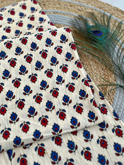 Ajrakh Salwar Suit With Khadi Dupatta