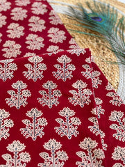 Ajrakh Mirror Work Salwar Suit