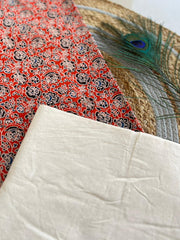 Ajrakh Mirror Work Salwar Suit