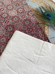 Ajrakh Mirror Work Salwar Suit