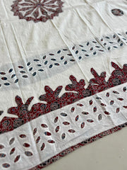 Ajrakh Mirror Work Salwar Suit