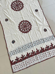 Ajrakh Mirror Work Salwar Suit