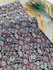 Ajrakh Mirror Work Salwar Suit