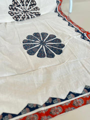 Ajrakh Patch Work Dupatta