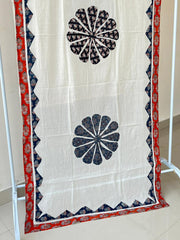 Ajrakh Patch Work Dupatta