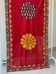 Ajrakh Patch Work Dupatta